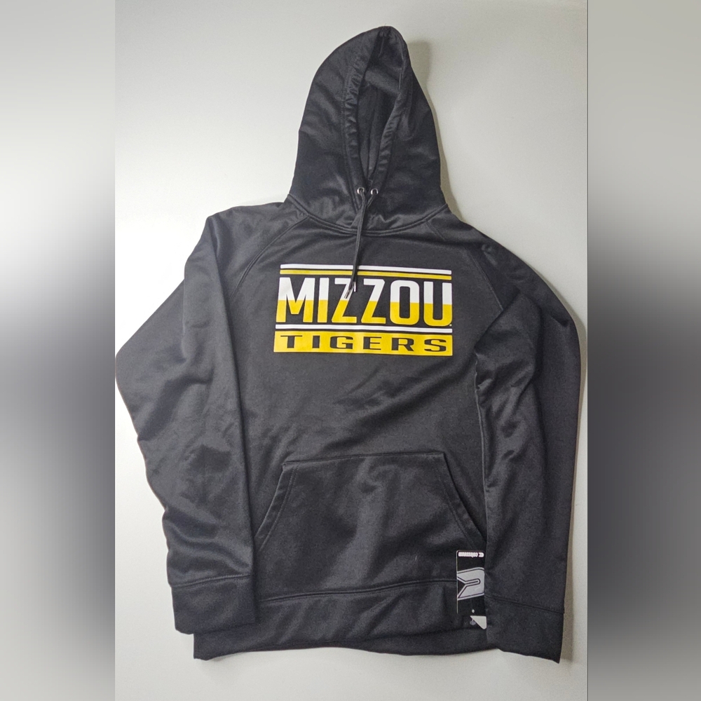 Colosseum NCAA Missouri Tigers Men's L Pullover Fleece Hoodie Activewear